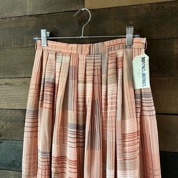 Vintage Plaid Pleated Campus Casuals Of California MIDI Skirt - Picture 2 of 14